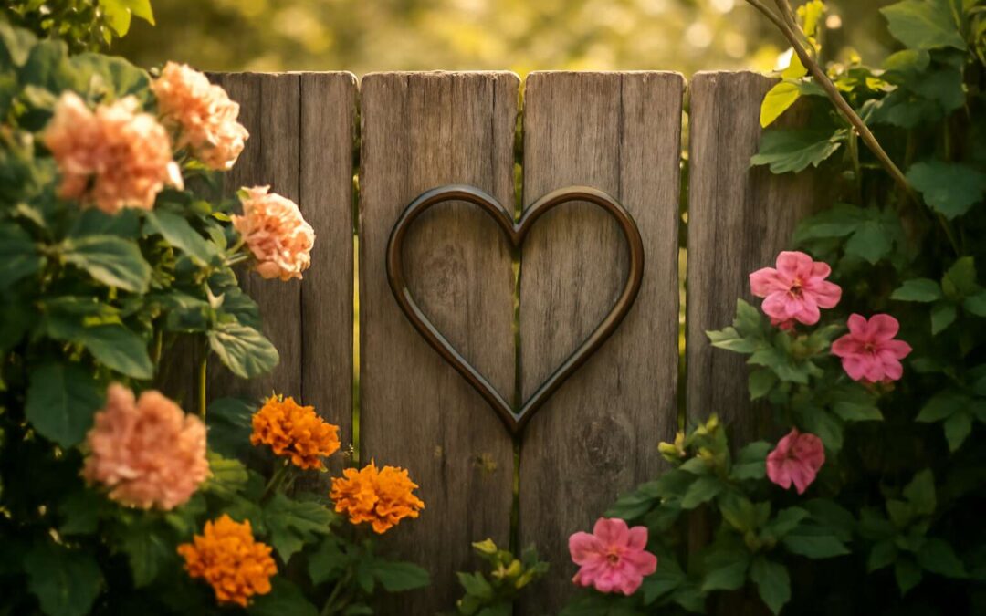 Enchant your yard with garden ornament heart: timeless charm for any garden