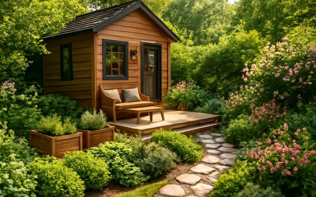 Green Oasis on a Budget: small home with garden design for stylish, space-smart living