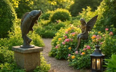 garden ornaments spotlight: Elevate your garden with charming accents and lighting